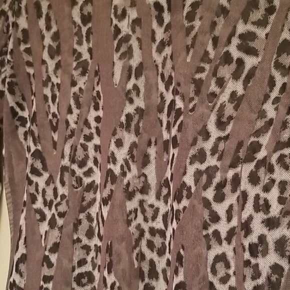 Leopard striped sheer bodysuit - Picture 2 of 6
